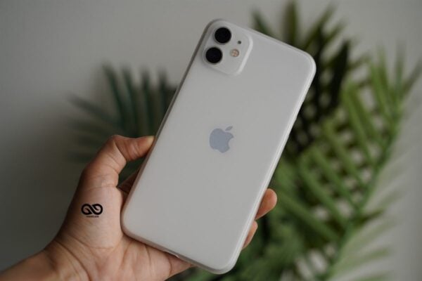 Frosted White Ultra Thin Slim Case for iPhone 11 (Phone Not Included) - Image 2