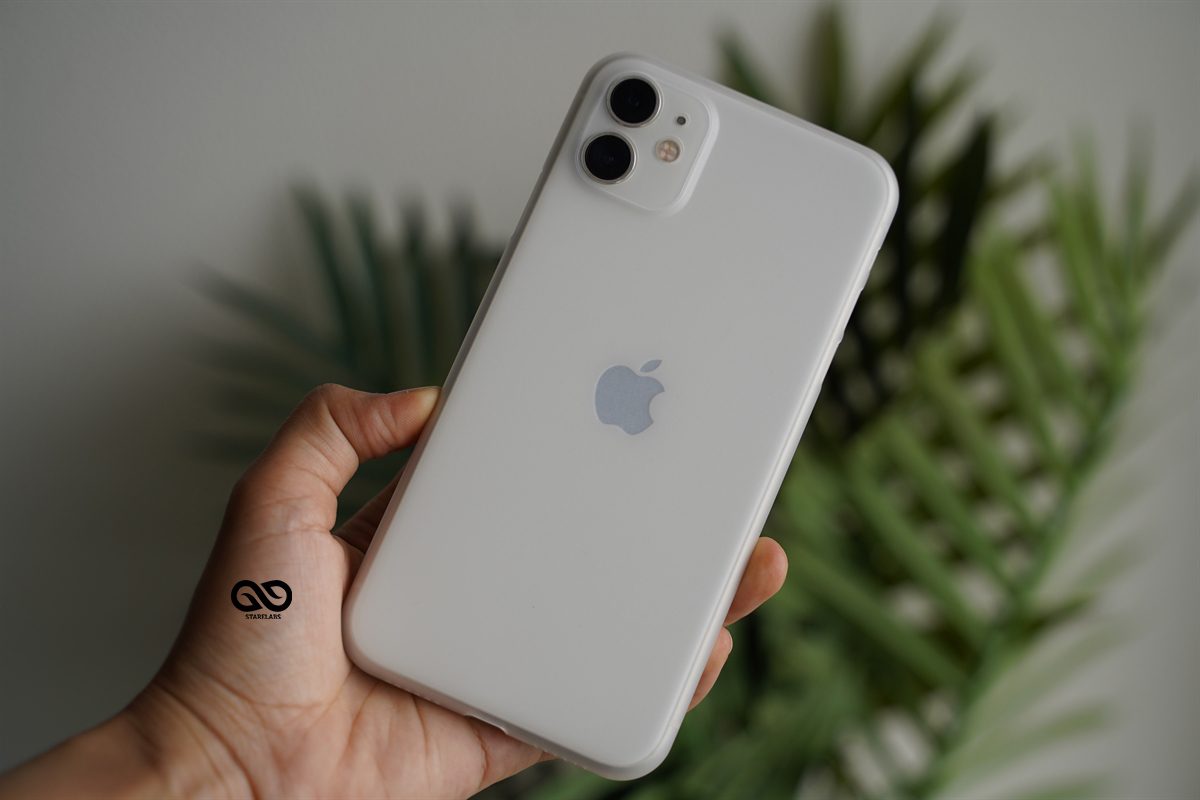 Frosted White Ultra Thin Slim Case for iPhone 11 - Starelabs® India