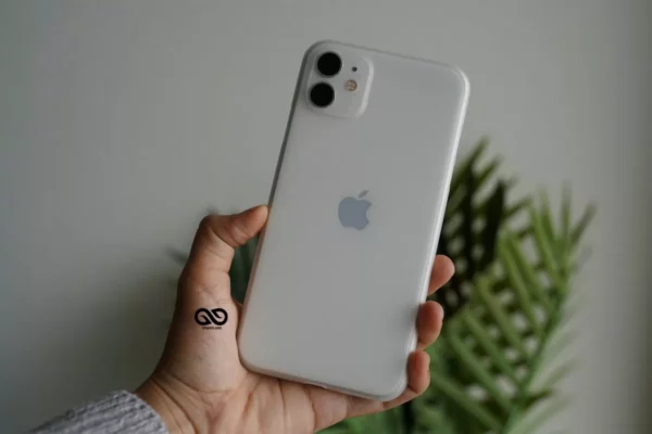 Frosted White Ultra Thin Slim Case for iPhone 11 (Phone Not Included)