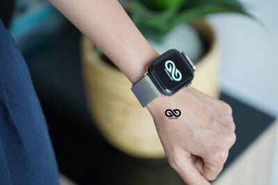 Magnetic Metal loop strap for Apple Watch 44MM 45MM 46MM Series 4 5 6 7 8 9 10 SE SE 2 Gen