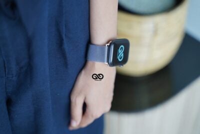 Magnetic Metal loop strap for Apple Watch 44MM 45MM 46MM Series 4 5 6 7 8 9 10 SE SE 2 Gen