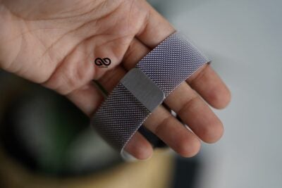 Magnetic Metal loop strap for Apple Watch 44MM 45MM 46MM Series 4 5 6 7 8 9 10 SE SE 2 Gen