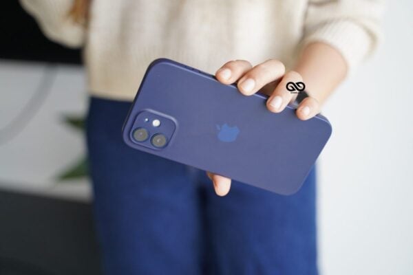 Sapphire Blue Ultra Thin Case for iPhone 12 Mini - Image 8