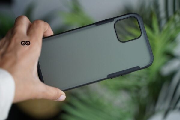 Black Slim Armor Matte Case for iPhone 12 Pro Max - Image 11