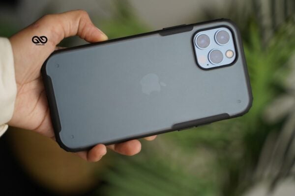 Black Slim Armor Matte Case for iPhone 12 Pro Max - Image 3