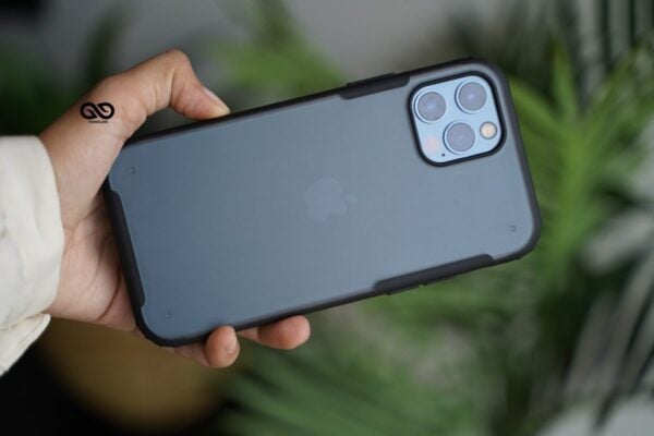 Black Slim Armor Matte Case for iPhone 12 Pro Max - Image 8