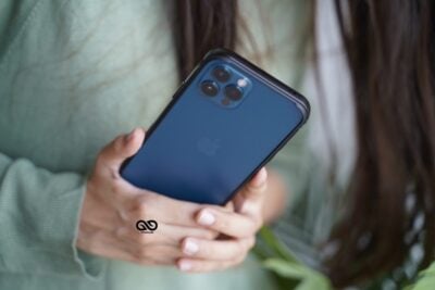 Black Fiber Bumper for iPhone 12 Pro Max (Bumper, not a Case)
