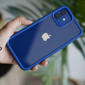 Drop Protection Blue Minimal Case for iPhone 12 Mini