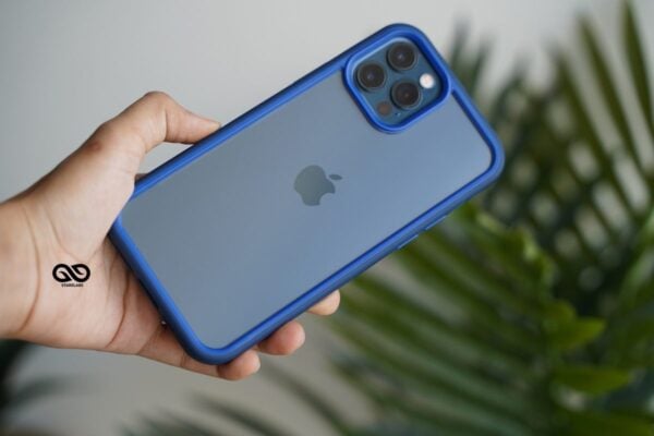 Drop Protection Blue Minimal Case for iPhone 12 Pro Max