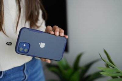 Blue Slim Armor Matte Case for iPhone 12