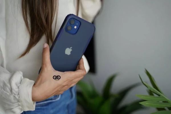 Blue Slim Armor Matte Case for iPhone 12