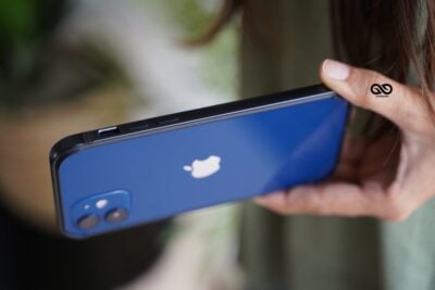 Midnight Blue Fiber Bumper for iPhone 12 (Bumper, not a Case)