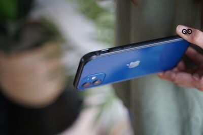 Midnight Blue Fiber Bumper for iPhone 12 (Bumper, not a Case)