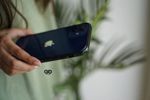 Midnight Blue Fiber Bumper for iPhone 12 (Bumper, not a Case) - Image 6