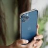 Silver Fiber Bumper for iPhone 12 Pro Max (Bumper, not a Case)