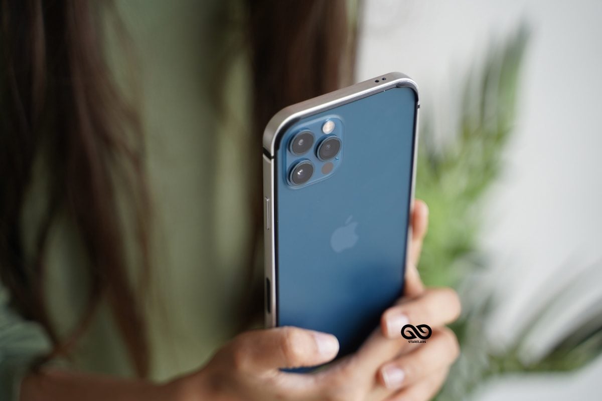 Silver Fibre Bumper For Iphone 12 Pro Max Bumper Not A Case Starelabs India Silver Fibre Bumper For Iphone 12 Pro Max Bumper Not A Case Starelabs India
