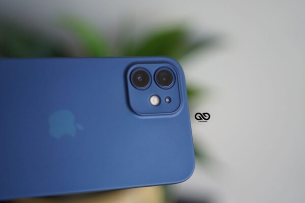Azure Blue Ultra Thin Case for iPhone 12 - Image 2