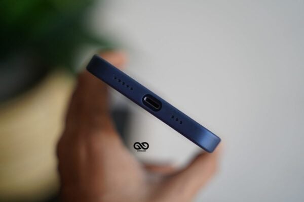 Azure Blue Ultra Thin Case for iPhone 12 - Image 6