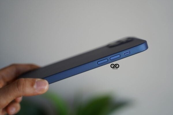 Azure Blue Ultra Thin Case for iPhone 12 - Image 7