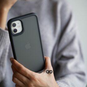 Black Drop Proof Sleek Matte Case for iPhone 11