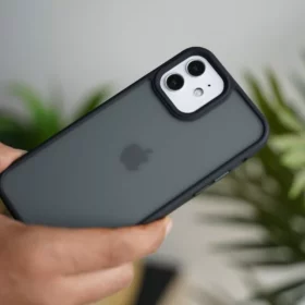 Black Drop Proof Sleek Matte Case for iPhone 12 Mini