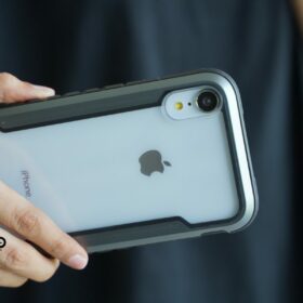 Black Grey Tactical Defense Case for iPhone Xr