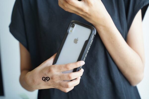Black Tactical Defense Case for iPhone Xr