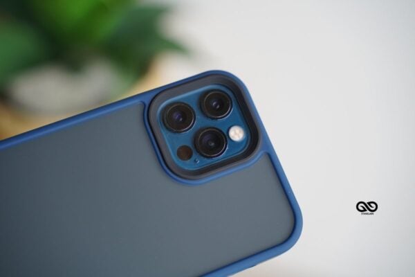Pacific Blue Drop Proof Sleek Matte Case for iPhone 12 Pro - Image 3