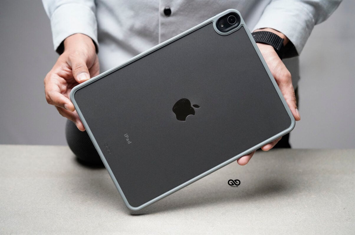 iPad Air 11th/5th/4th Gen 2025/2024/2022/2021/2020 Grey Transparent Case 10.9 inch/M3,M2 Chip