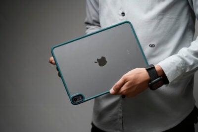 iPad Air 5th/4th 11 Gen 2025/2024/2022/2021/2020 Pine Green Transparent Case 10.9 inch/M3,M2 Chip