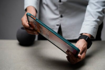 iPad Air 5th/4th 11 Gen 2025/2024/2022/2021/2020 Pine Green Transparent Case 10.9 inch/M3,M2 Chip