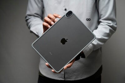 iPad Air 11th/5th/4th Gen 2025/2024/2022/2021/2020 Grey Transparent Case 10.9 inch/M3,M2 Chip