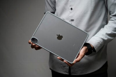 iPad Air 11th/5th/4th Gen 2025/2024/2022/2021/2020 Grey Transparent Case 10.9 inch/M3,M2 Chip