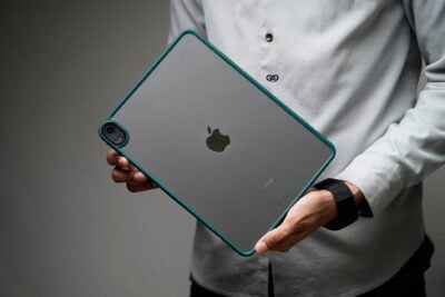 iPad Air 5th/4th 11 Gen 2025/2024/2022/2021/2020 Pine Green Transparent Case 10.9 inch/M3,M2 Chip
