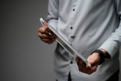 iPad Air 11th/5th/4th Gen 2025/2024/2022/2021/2020 Frosted White Transparent Case 10.9 inch/M3,M2 Chip