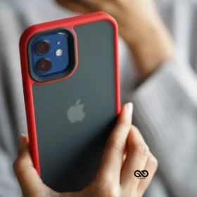 Red Drop Proof Sleek Matte Case for iPhone 12