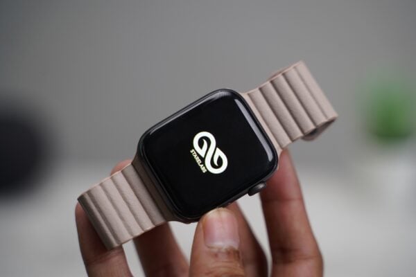 Soft Beige Magnetic Leather Loop for Apple Watch 44MM 45MM 46MM Series 4 5 6 7 8 9 10 SE SE 2 Gen - Image 8