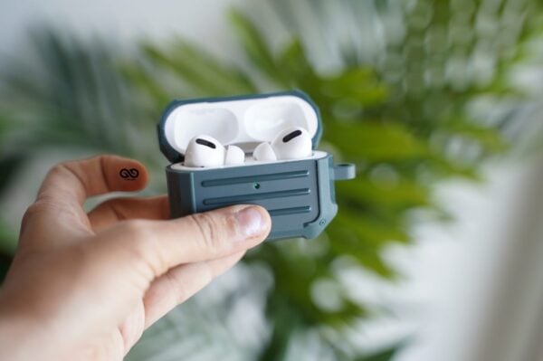 Midnight Green Armor Airpods Pro Case - Image 3