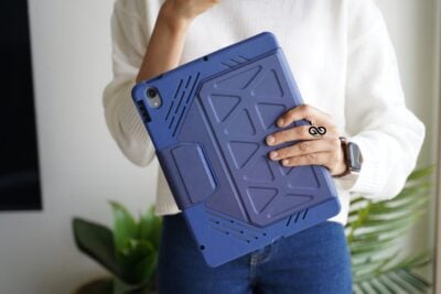 iPad Air 2/ iPad Pro 9.7 3D Design Blue Flip Case
