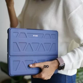 iPad 10.2 inch 3D Design Blue Flip Case