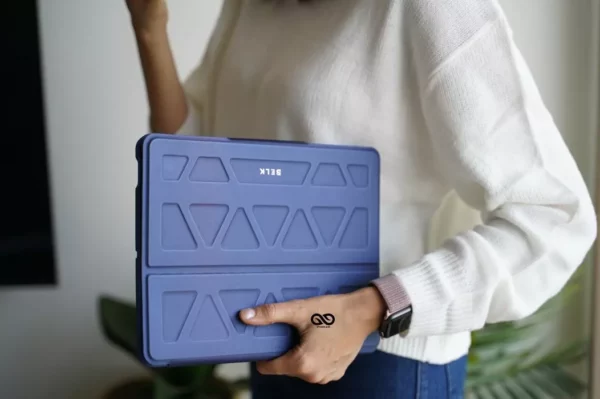 iPad Air 2/ iPad Pro 9.7 3D Design Blue Flip Case