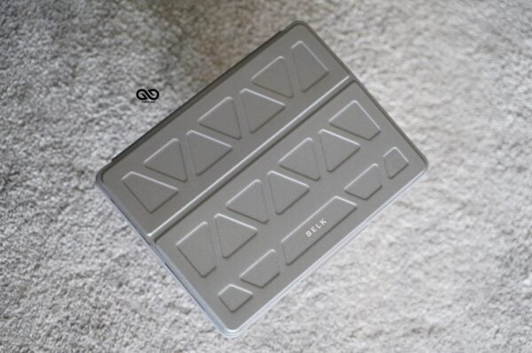 iPad Air 2/ iPad Pro 9.7 3D Design Grey Flip Case - Image 5