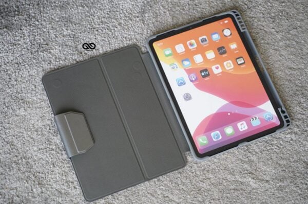 iPad Air 2/ iPad Pro 9.7 3D Design Grey Flip Case - Image 11