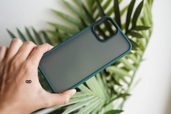 Pine Green Drop Proof Sleek Matte Case for iPhone 12 Mini - Image 3