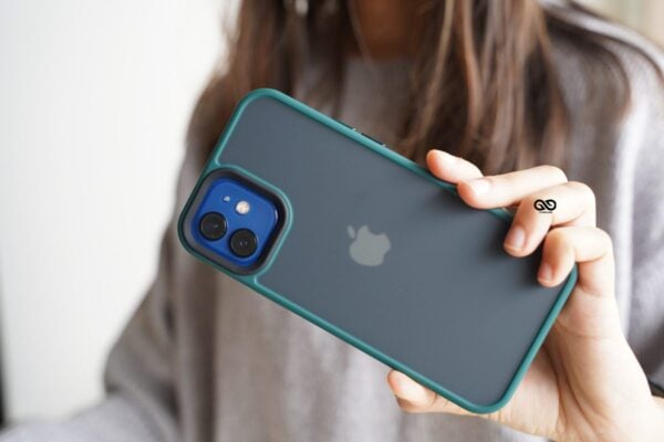 Pine Green Drop Proof Sleek Matte Case for iPhone 12 Mini - Image 4