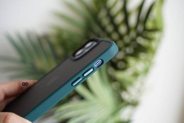 Pine Green Drop Proof Sleek Matte Case for iPhone 12 Mini - Image 5