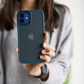 Pine Green Drop Proof Sleek Matte Case for iPhone 12 Mini