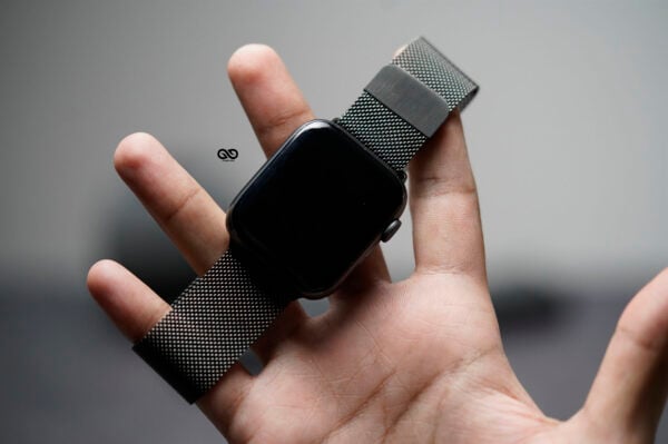 Milanese magnetic metal loop strap Space Grey for Apple Watch 44MM 45MM 46MM Series 4 5 6 7 8 9 10 SE SE 2 Gen - Image 2