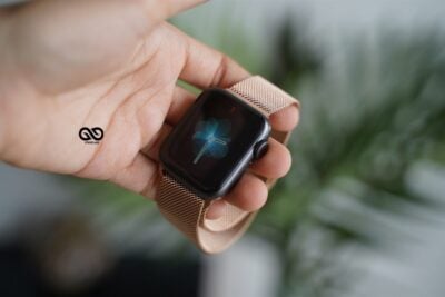 Milanese Magnetic Metal loop Strap Rose Gold For Apple Watch 44MM 45MM 46MM Series 4 5 6 7 8 9 10 SE SE 2 Gen
