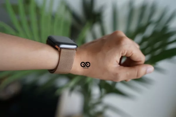 Milanese Magnetic Metal loop Strap Rose Gold For Apple Watch 44MM 45MM 46MM Series 4 5 6 7 8 9 10 SE SE 2 Gen